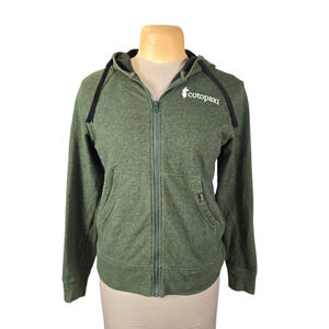 Cotopaxi Men's XS Green Full Zip Hoodie Activewear Sweatshirt Recover Casual Uni